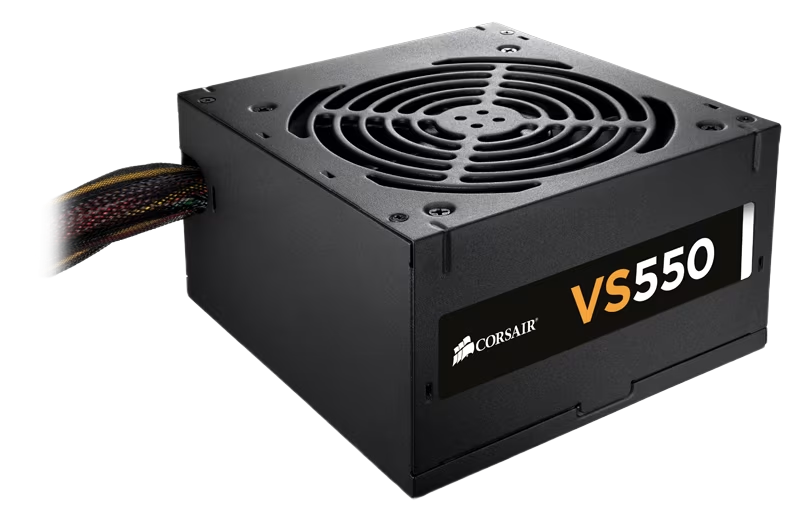 Corsair VS Turuncu Etiket 550W dış görünüş