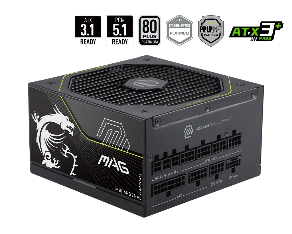 MSI MAG A-PLS 1000W dış görünüş